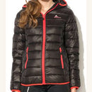 Peak mountain doudoune fine à capuche femme aliseo - Clicktofournisseur.com