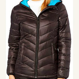 Peak mountain doudoune fine à capuche femme anseo - Clicktofournisseur.com