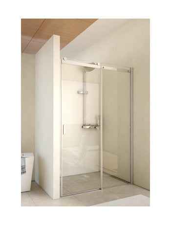 Porte de douche en niche coulissante RIHO BALTIC B104 100x210 cm en verre clair