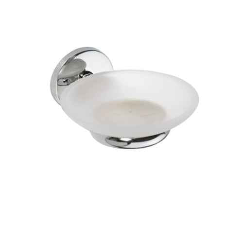 Porte-savon mural alfa en verre sablé 125cmx 5cm x 13cm - Clicktofournisseur.com