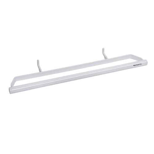 Porte-serviettes pour radiateur en acier inoxydable brillant RAWELL 61x4,8x14 cm clicktofournisseur.com