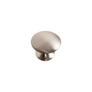 Bouton de meuble ROND, Finition zamak nickel mat