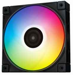 DEEPCOOL FC120, ventilateur ARGB 120 mm, LED RGB adressables, roulement hydraulique, noir, R-FC120-BAMN1-G-1