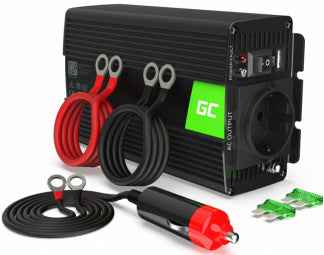 Convertisseur de puissance Green Cell Car Power Inverter Converter 12V à 230V 1000W/ 2000W Sinusoïdal pur