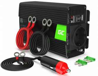Green Cell INV14 power adapter/inverter Auto 300 W Black