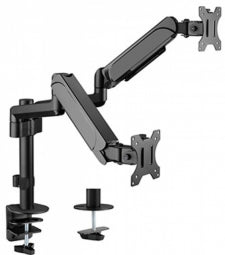 Gembird MA-DA2P-01 Adjustable desk 2-display mounting arm, 17”-32”, up to 9 kg