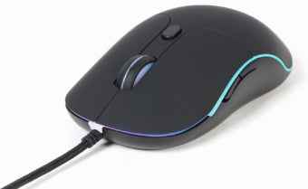 Datorpele Gembird Illuminated Large Size Wired Mouse Black