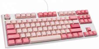 Clavier de jeu Ducky One 3 TKL USB QWERTY anglais rose