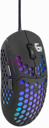Souris de jeu usb rétroéclairée rvb gembird ragnar rx400 6 boutons 7200 dpi