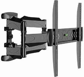 Gembird | Support mural | WM-58ST-01 | Inclinable, pivotant, rotatif | 32-58 pouces | Poids maximal (capacité) 36,4 kg | Noir