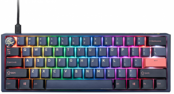 Ducky One 3 Cosmic Blue Mini Gaming Keyboard, RGB LED - MX-Blue (US)