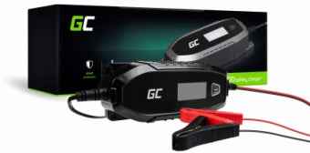 Chargeur de batterie universel Green Cell pour moto et scooter AGM 6/12 V (4 A)