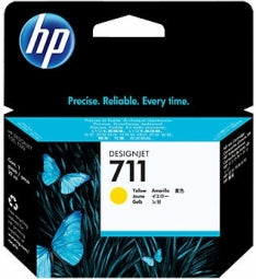 HP 711 original Ink cartridge CZ132A yellow standard capacity 29ml 1-pack