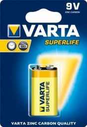 Pile à usage unique Varta Superlife 9V Zinc-carbone