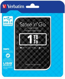 Verbatim 1TB 2.5" External hard drive 3.0 USB