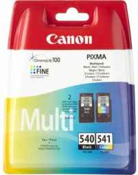 Combo-Pack Original Canon Black/Color, PG-540/CL-541, pentru Pixma MG2150|MG2250|MG3150|MG3250|MG3550|MG3650|MG4150|MG4250|MX375|MX395|MX435|MX455|MX475, , (timbru verde 0.3 lei), "BS5225B006AA"