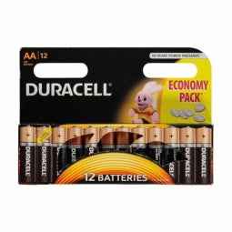 Duracell LR6 AA Batteries - 12 Pack