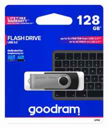 Clé USB Goodram UTS3 128 Go 3.2 Gen 1 (3.1 Gen 1) Noir