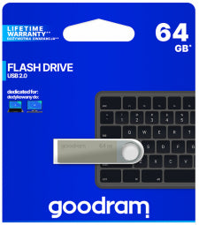 Goodram UUN2 USB 2.0 USB flash drive 64 GB USB Type-A Silver