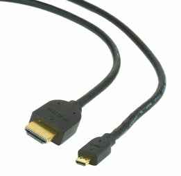 Câble Gembird HDMI - microHDMI plaqué or 3 m
