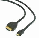 Câble Gembird HDMI - microHDMI plaqué or 3 m