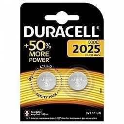 Piles Duracell DL/CR 2025 - Lot de 2