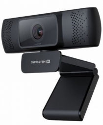 Swissten Full HD Web Camera with Microphone / Auto Focus USB