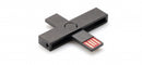 ID karšu lasītājs +ID eID / Smart Card Black USB-2