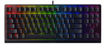 Razer  blackwidow v3 tenkeyless  noir  clavier de jeu  filaire  éclairage led rvb  cyrillique