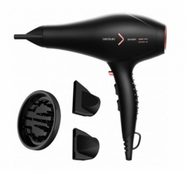 Cecotec Hair Dryer | Ionicare 5350 Powershine Fire | 2600 W | Number of temperature settings 3 | Ionic function | Diffuser nozzle | Black