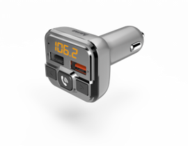 Transmter FM z bluetooth z ładowarką 18W
