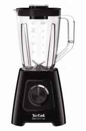 TEFAL | Blender | BL420838 BlendForce | De table | 600 W | Matériau du bol : plastique | Capacité du bol : 1,25 L | Glace pilée | Noir