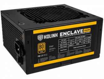 Bloc d'alimentation Kolink Enclave 700 W 20+4 broches ATX ATX Noir