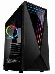 Boîtier tour moyen Kolink VOID RGB - fenêtre noire