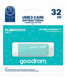 Goodram UME3 Care USB 3.0 32GB Turquoise
