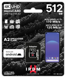 Goodram microSDXC 512GB Memory Card + Adapter