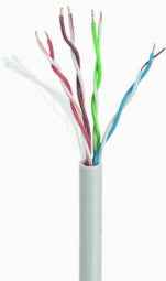 Câble LAN Gembird CAT5e UTP (CCA), solide, 100 m, gris