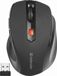 Mysz bezprzewodowa ULTRA MM-315 RF czarna 1600 dpi 6P