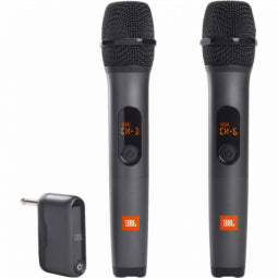 JBL PartyBox Wireless Microphone Set (2 Microphones, 1 Receiver) Black EU - ONLY BOX DAMAGE