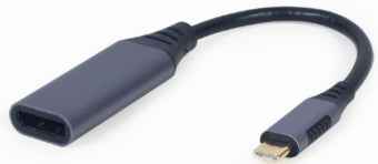 Cablexpert A-USB3C-DPF-01 video cable adapter 0.15 m USB Type-C DisplayPort Grey