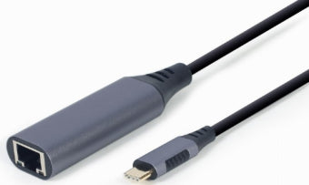 Gembird USB Type-C Male - RJ-45 Female Space Grey