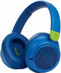 JBL JR460NC Bluetooth Wireless On-Ear Headphones for Kids with Noise Cancellation, Blue EU