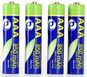 Piles AAA rechargeables Energenie, 4 pièces