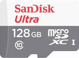 SANDISK Ultra microSDXC 128GB 100MB/s Class 10 UHS-I (4x6 pack size)