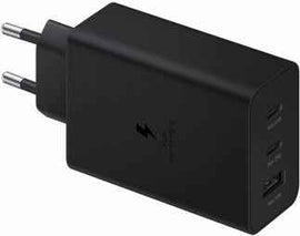 SAMSUNG Power Adapter Trio 65W USB-C 25W USB-C 15W USB-A Black