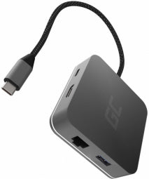 Green Cell AK61 notebook dock/port replicator USB 3.2 Gen 1 (3.1 Gen 1) Type-C Silver - 0