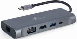 Gembird A-CM-COMBO7-01 notebook dock/port replicator USB 3.2 Gen 1 (3.1 Gen 1) Type-A Grey