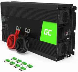 Green Cell Car Power Inverter Converter 24V to 230V 1500W/ 3000W