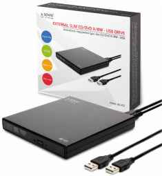 SAVIO AK-43 External Slim CD / DVD R / RW USB Drive