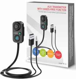 Émetteur AUX Bluetooth 5.1 Savio TR-13 avec fonction mains libres